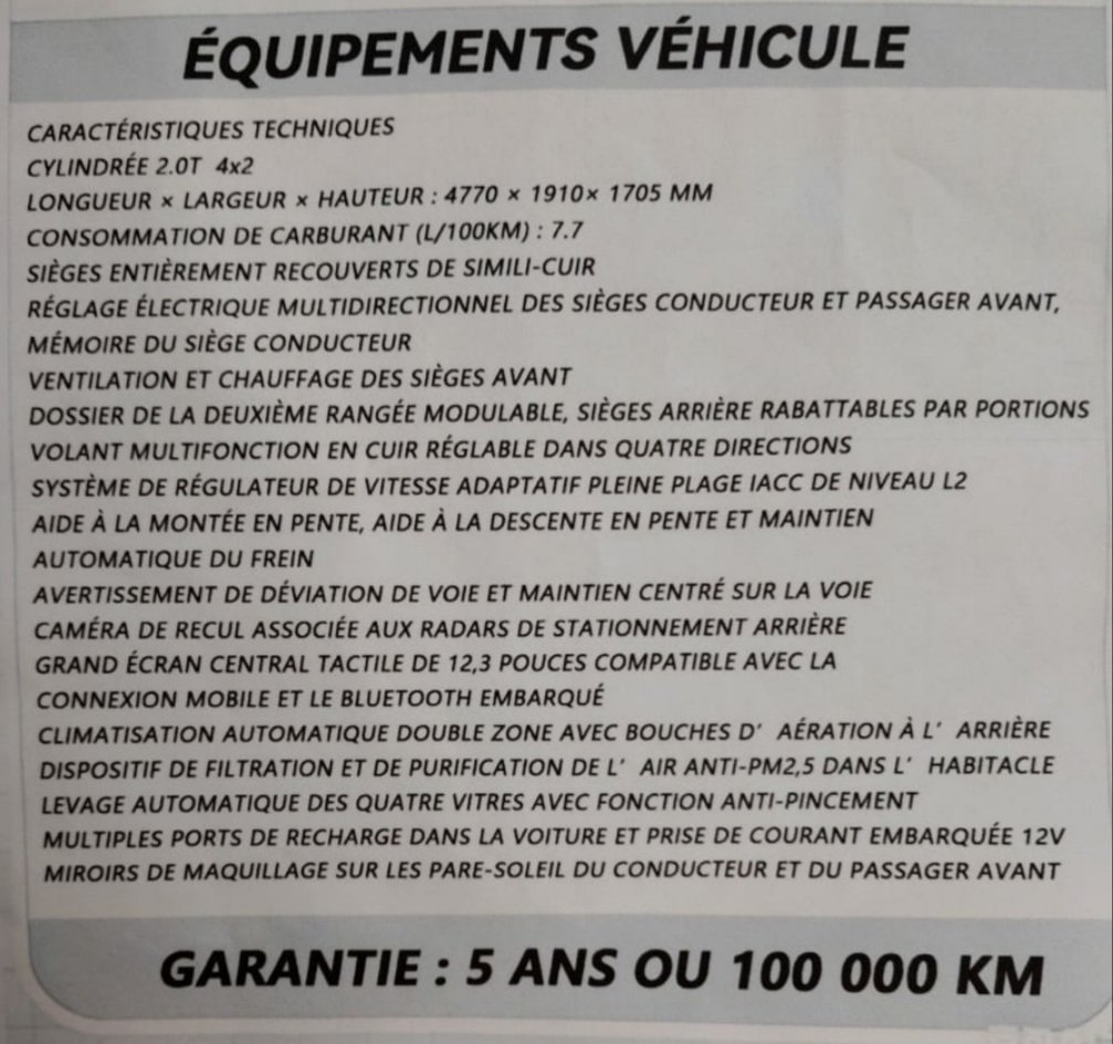 CHANGAN CS75 PLUS – FULL OPTION SUV PREMIUM