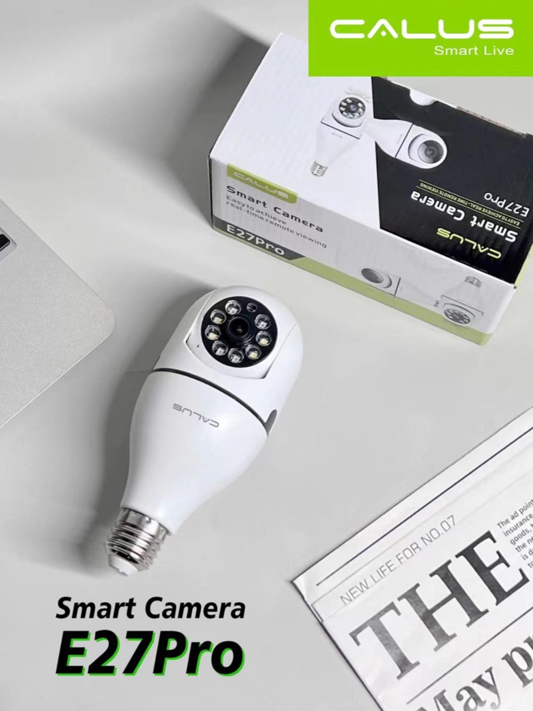 Caméra Surveillance Smart E27 Pro CALUS