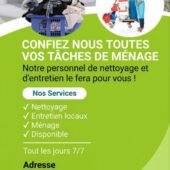 SERVICE MÉNAGE & NETTOYAGE 7J/7 COCODY ANGRÉ 🧹