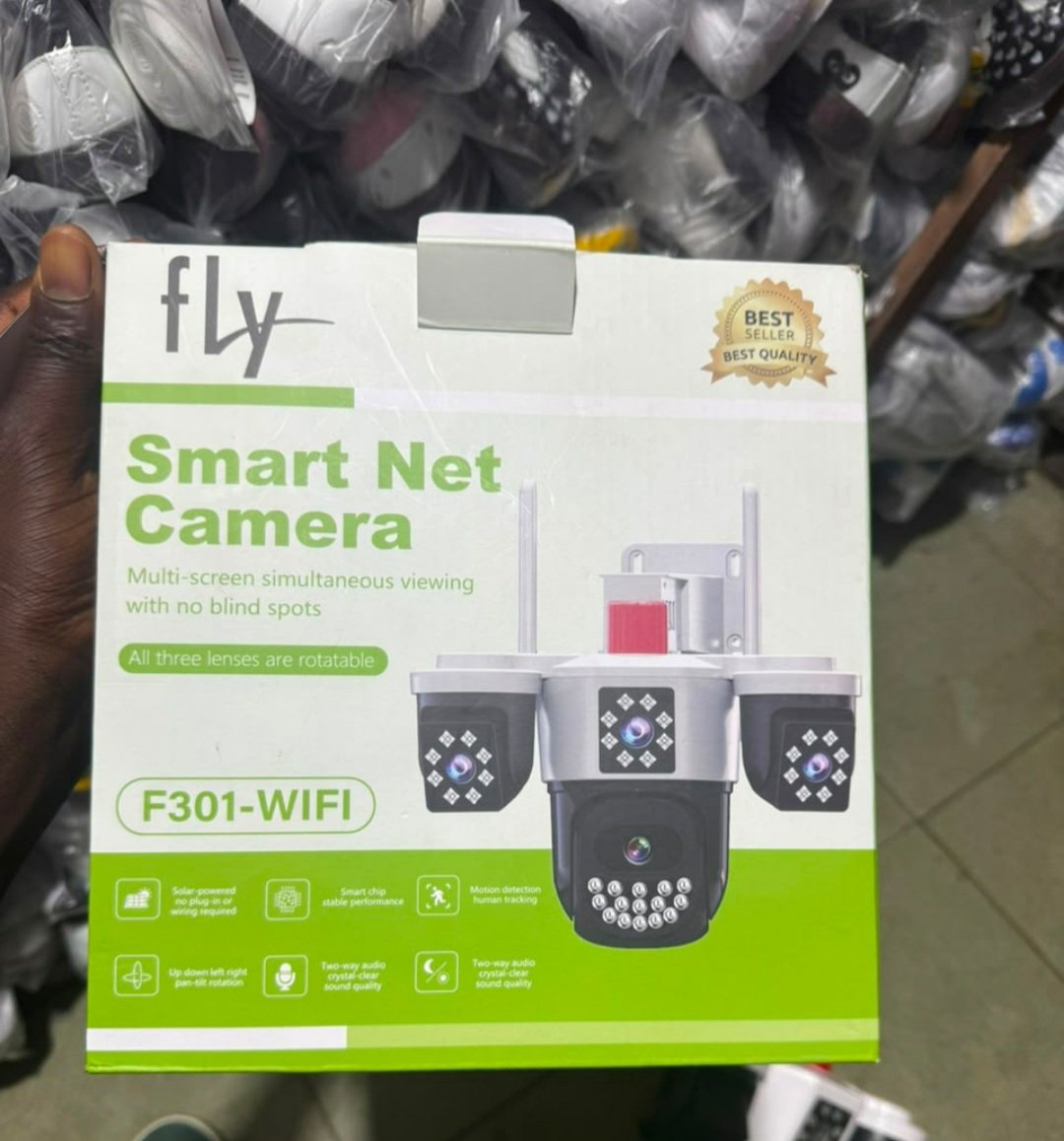 Caméra WiFi FLY Smart Net F301 – 3 Objectifs 360°