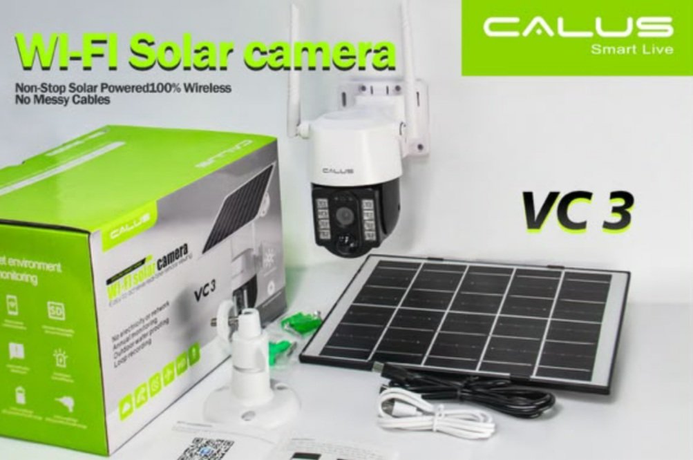 CAMÉRA SOLAIRE WI-FI CALUS VC3