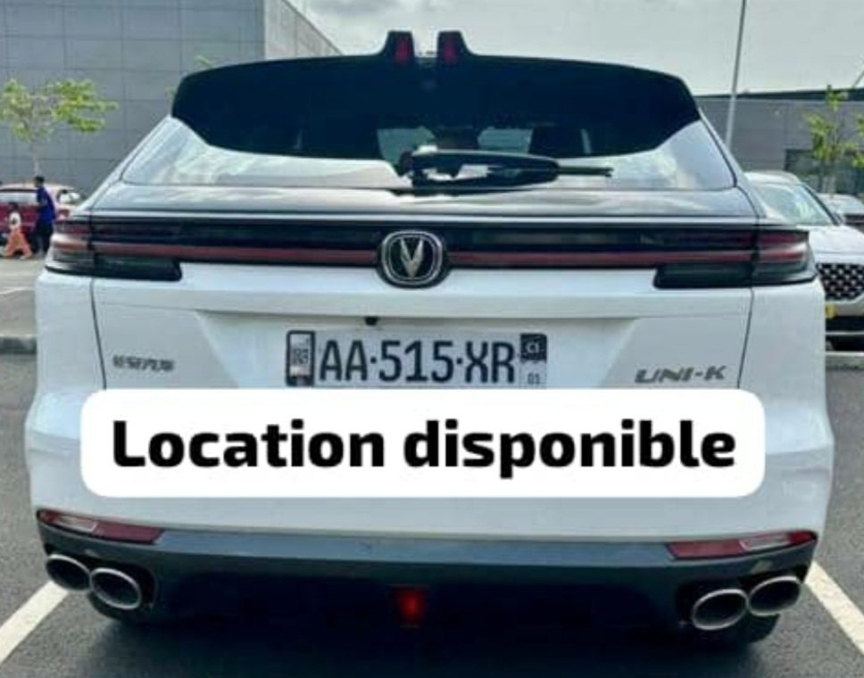 Voiture à louer – CHANGAN