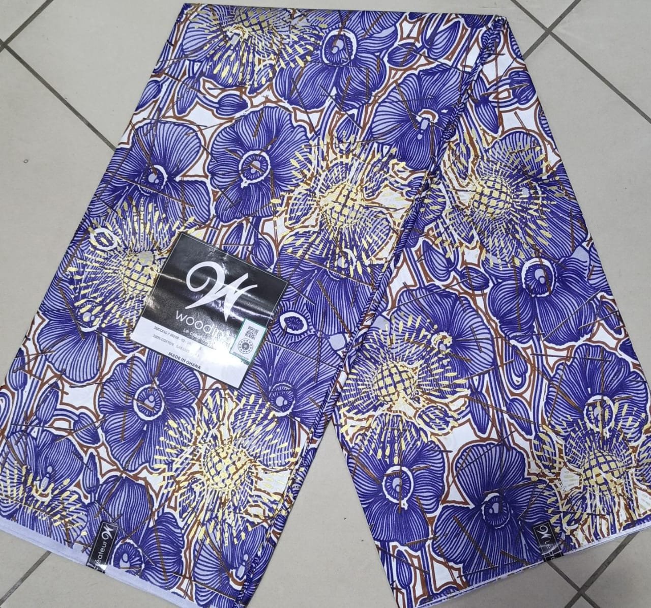 Pagne Woodin Beauté Florale Bleu Royal