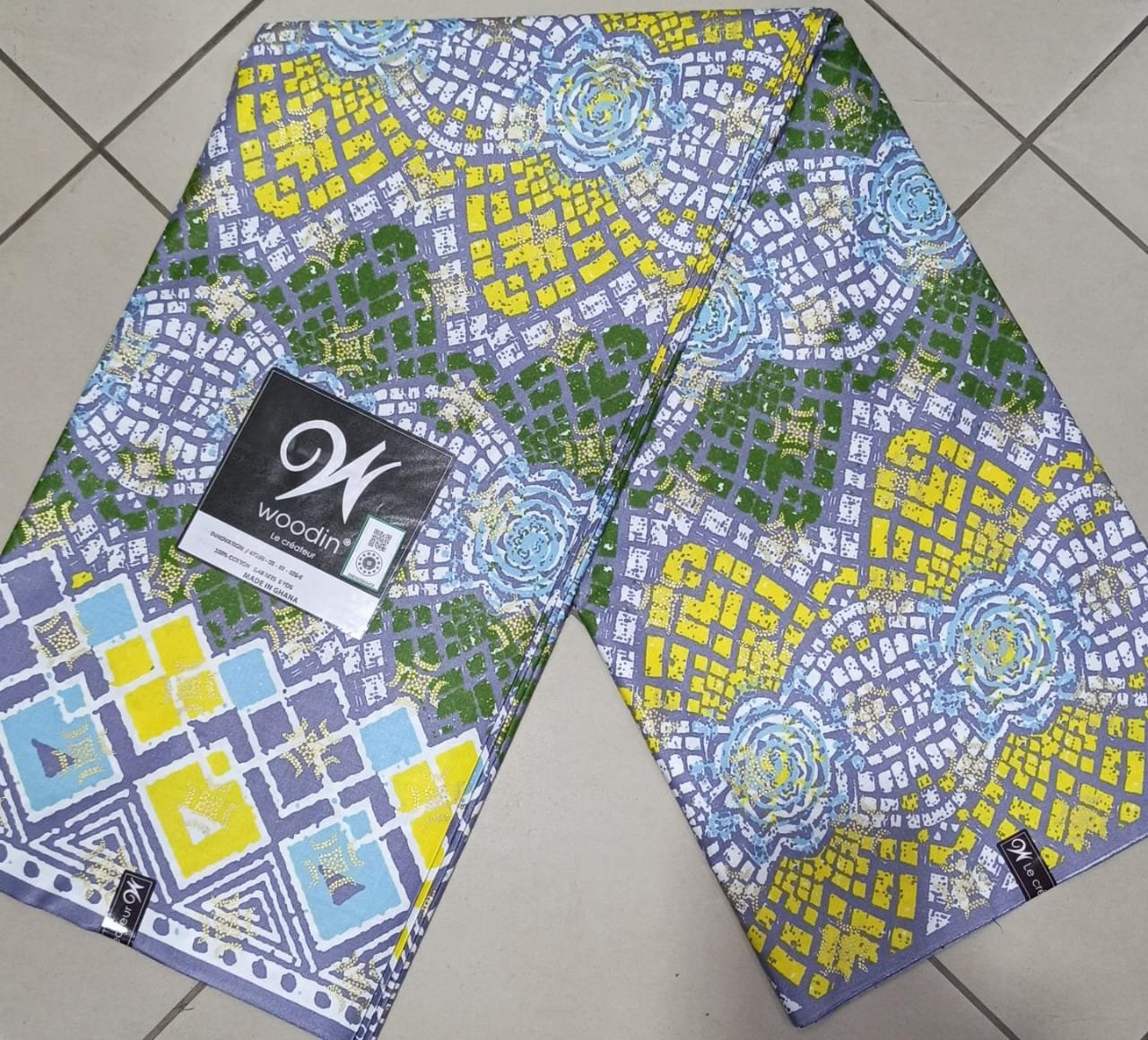 Pagne Woodin Mosaïque Royale