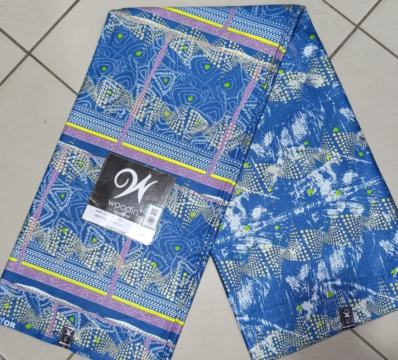 Pagne Woodin Tribal Pointillés Bleu & Violet