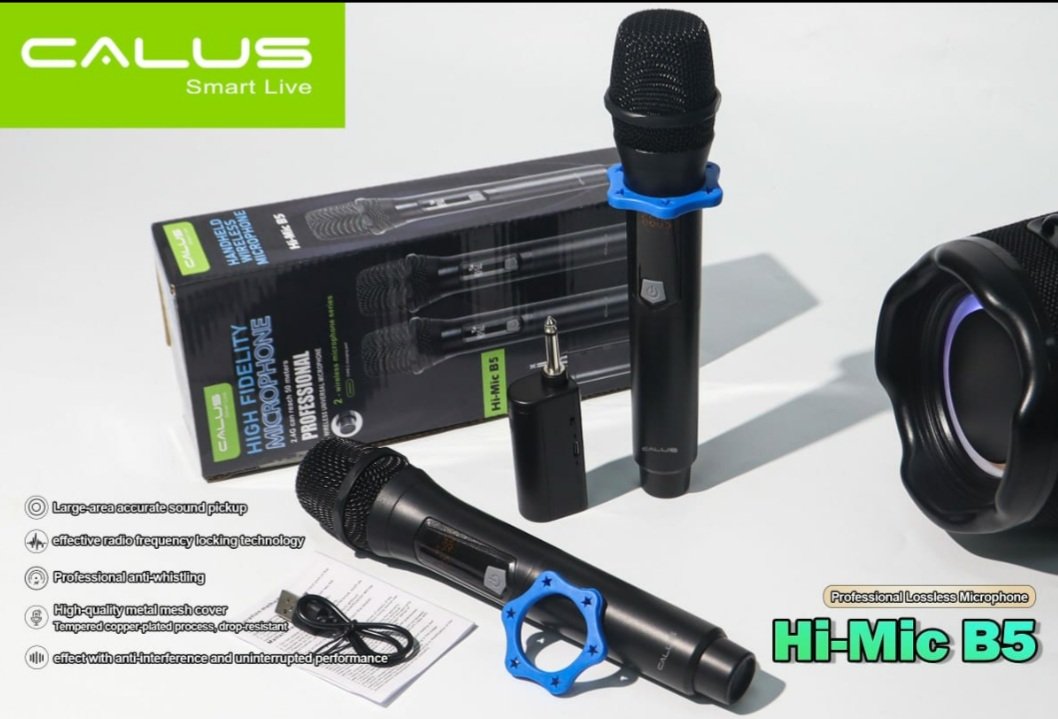 DOUBLE MICRO SANS FIL CALUS Hi-Mic B5