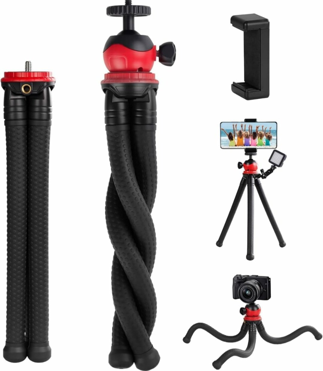 TRÉPIED FLEXIBLE pour photos et vidéos