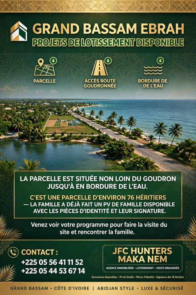 Lotissement en vente